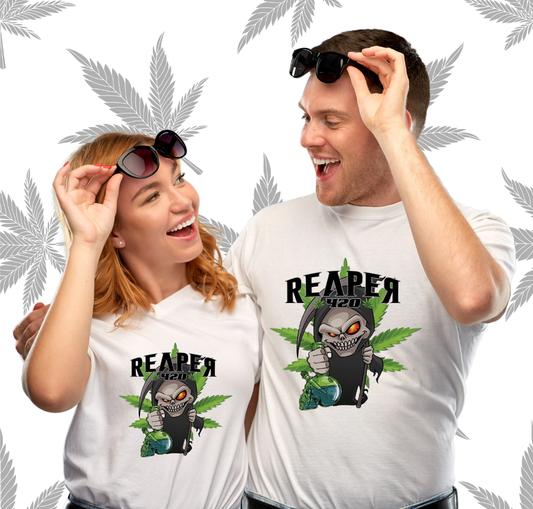 Plus Size Alien Reaper 420 T-Shirt