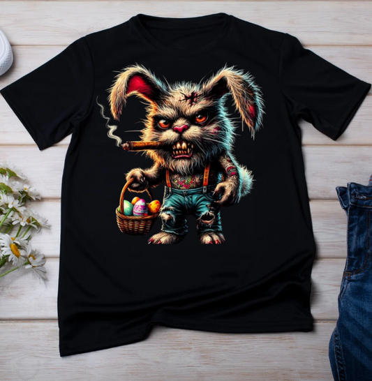 Plus Size Badass Easter Bunny T-Shirt