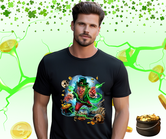 Electrifying Evil Leprechaun T-Shirt