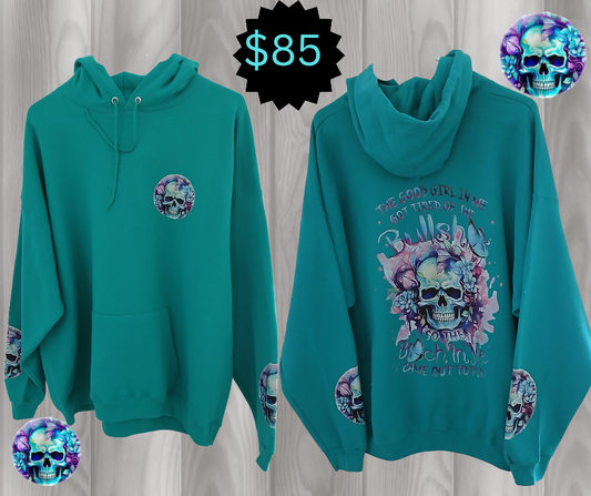 Plus Size Bitch Inside Hoodie