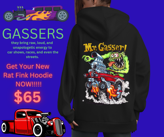 Gasser Rat Fink Hoodie Plus Size