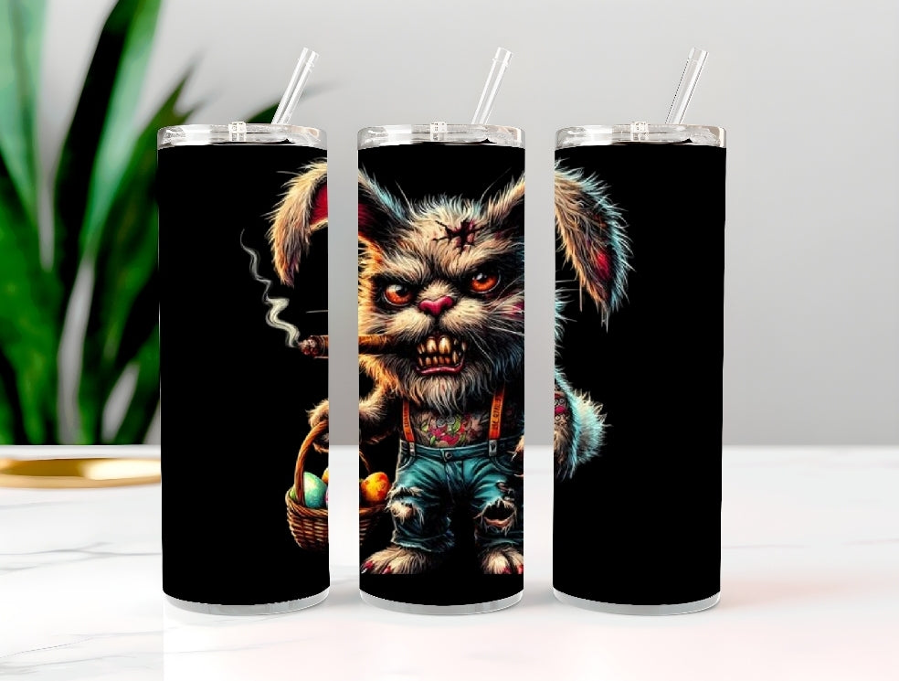 Badass Easter Bunny 20oz Tumbler