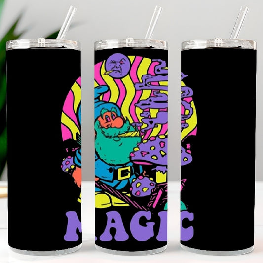 Magic Wizard Psychedelic Tumbler