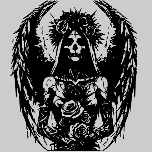 Angel skull