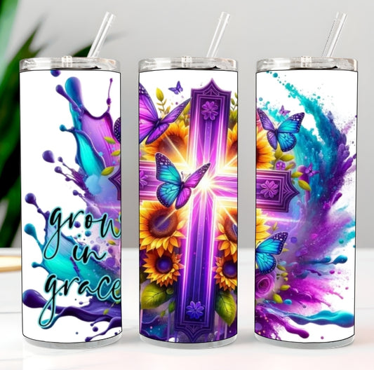 Grow in Grace Tumbler